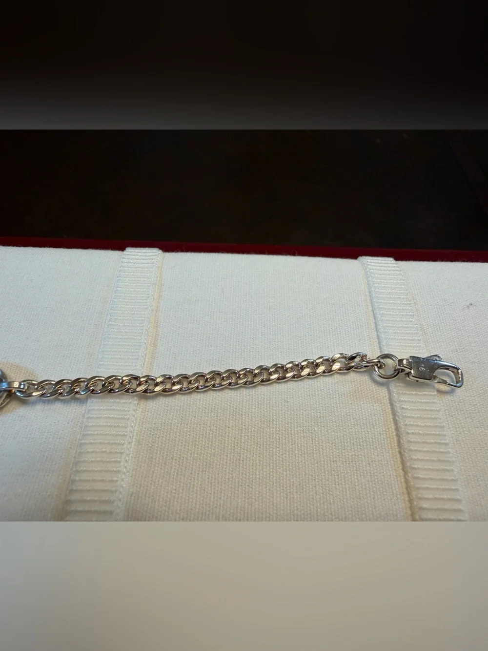 New Authentic Gucci Logo Silver 925 Bracelet 6 Inches - Picture 9 of 11